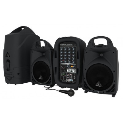 Behringer PPA500BT Portable 6 Channel PA System Behringer PPA500BT Portable 6 Channel PA System
