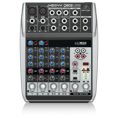 Behringer XENYX Q802USB Mixer