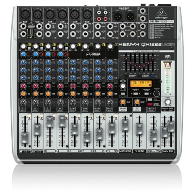 Behringer XENYX QX1222USB Small Format Analog Mixer Behringer XENYX QX1222USB Small Format Analog Mixer