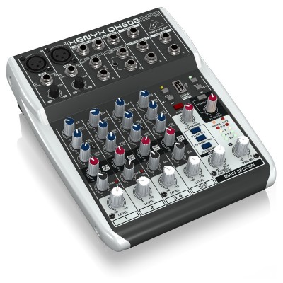 Behringer XENYX QX602MP3 6-Input Mixer with MP3 Player Behringer XENYX QX602MP3 6-Input Mixer with MP3 Player