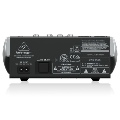 Behringer XENYX QX602MP3 6-Input Mixer with MP3 Player Behringer XENYX QX602MP3 6-Input Mixer with MP3 Player